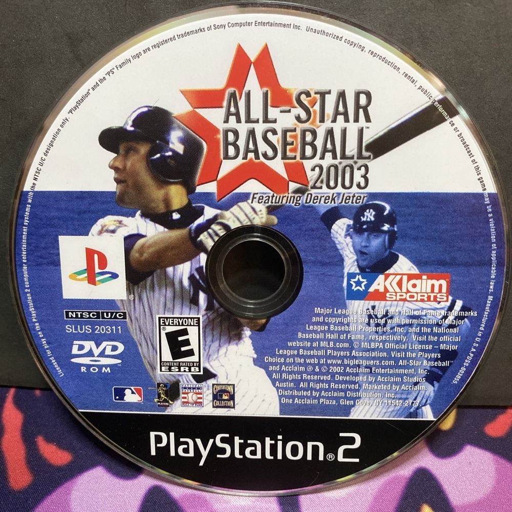 All Star Baseball 2003 PS2 Sony PlayStation 2 - Disc Only